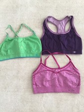 women's sports bras lot size small by champion