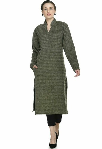 stylish winter wear Women Woolen Kurti 