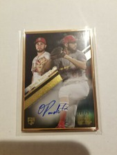 2019 Topps Gold Label Daniel Ponce De Leon RC Gold Framed Autograph Black 26/75