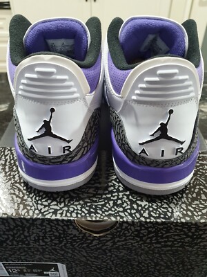 Size 12.5 - Jordan 3 Retro Mid Dark Iris for sale online | eBay