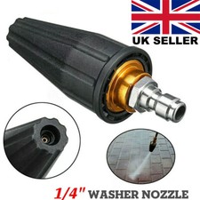 1/4" Low Pressure Washer Jet Wash Dirt Blaster Turbo Nozzle New