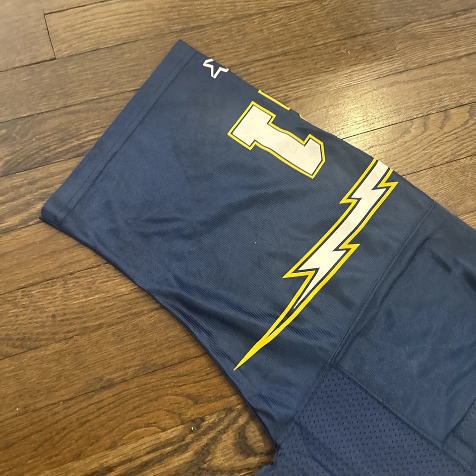 Camiseta de los San Diego Chargers Eric Metcalf para hombre XL 52 azul Starter vintage  Foto 4 de 4