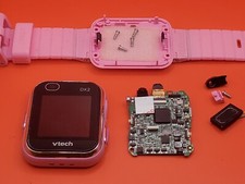 VTech KidiZoom Smartwatch DX2, Pink FOR PARTS NO Battery