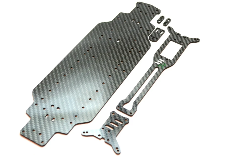 EmbieRacing ALLinOne XV01 Carbon Chassis Rebuild Kit Conversion Set RC Upgrade - Image 2 of 4