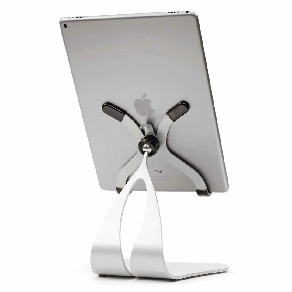 Stabile PRO Pivoting Steel iPad Stand - Silver | Made in USA - Thought Out - Image 3 of 4