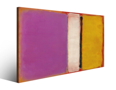 Quadro Astratto Mark Rothko - Set 3 Tele 40x60cm, Stampe Su Tela 100% Cotone, Poster Arte Moderna Per Soggiorno