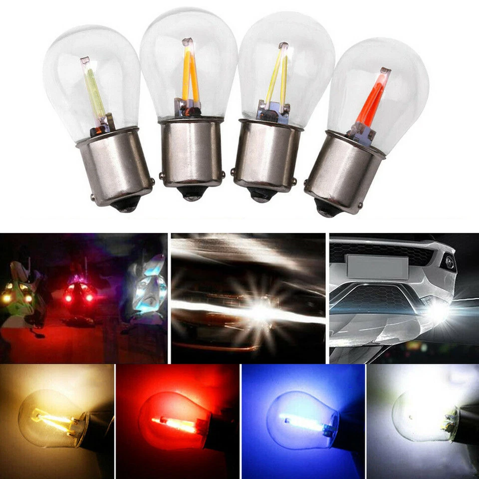 10PCS LED Turn Signal Reverse Light 2W 1156 BA15S Backup Lamp Bulbs DC 12V-28V - Image 2 of 4