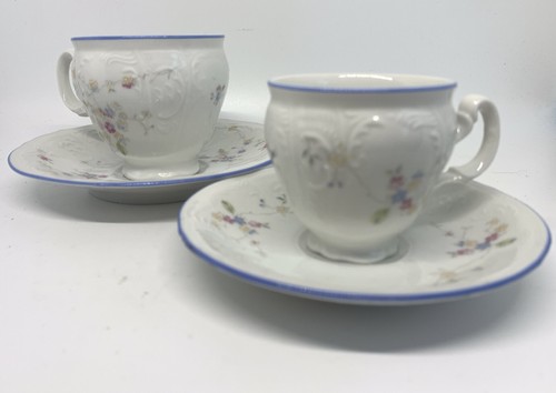 Bernadotte Czechoslovakia creamers, sugar bowl and teacups/saucers set - Picture 5 of 8