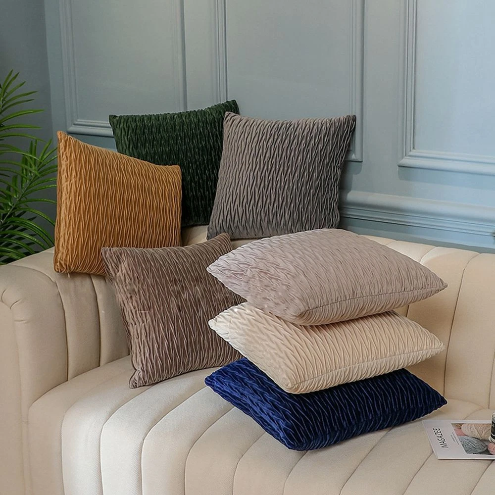 Pleated pillow case cheap