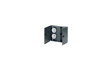 Panduit FWME2 Opticom® Wall Mount Fiber Enclosure, Black, 2 Ports