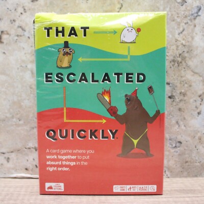 Exploding Kittens That Escalated Quickly Fun for Game Night with 160 Cards