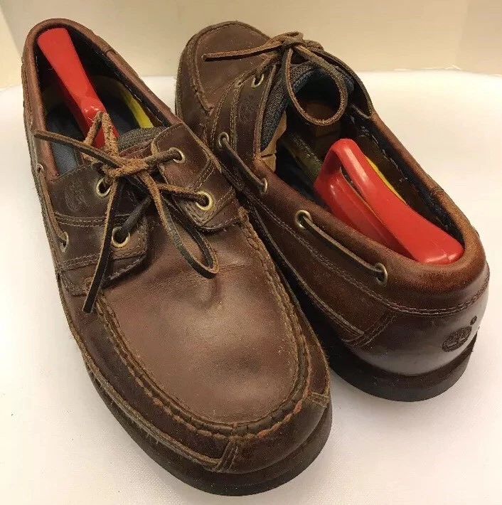 Timberland Men 10 M US Echo Bay Boat Shoes Dark Brown 71026 eBay