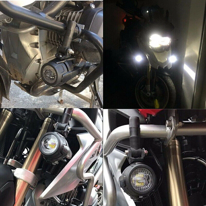 Luces antiniebla LED auxiliares blancas Adventure para motocicleta BMW R1200GS 750GS F850GS Foto 4 de 4