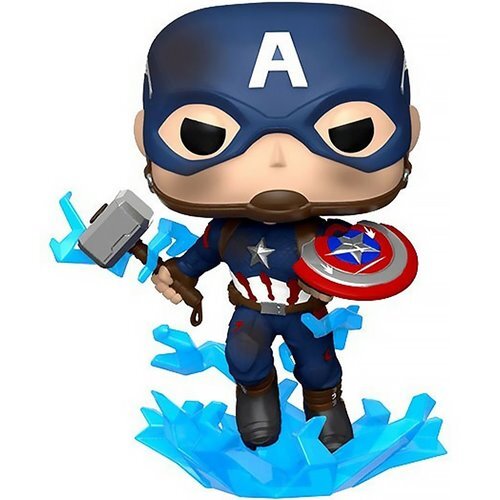 Avengers: Endgame Captain America with Broken Shield Pop! Vinyl Figure BY FUNKO - Bild 2 von 2