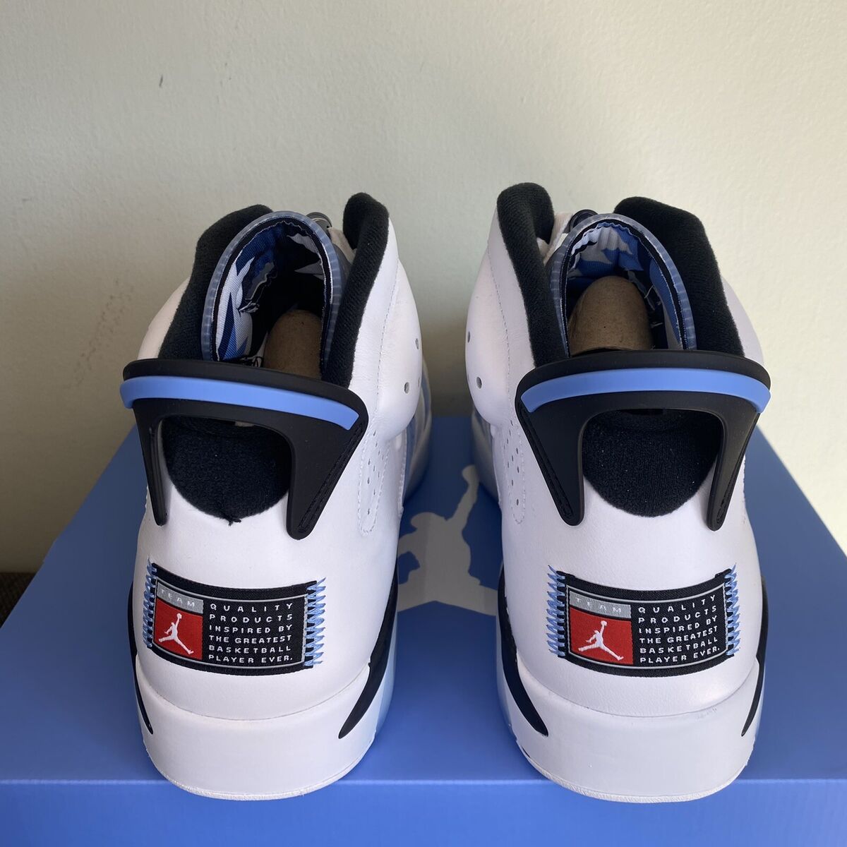 Nike Air Jordan 6 Retro UNC Blue Carolina CT8529-410 Men's Nike Air Jordan 6 Retro UNC Blue Carolina CT8529-410 Men's
