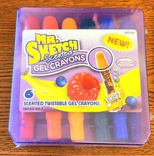 Mr. Sketch Scented Twistable Gel Crayons, Assorted Colors, 6-Count