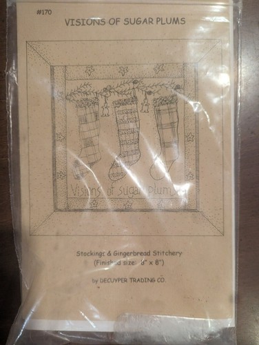 christmas embroidery stitchery pattern primitive country - Picture 72 of 133