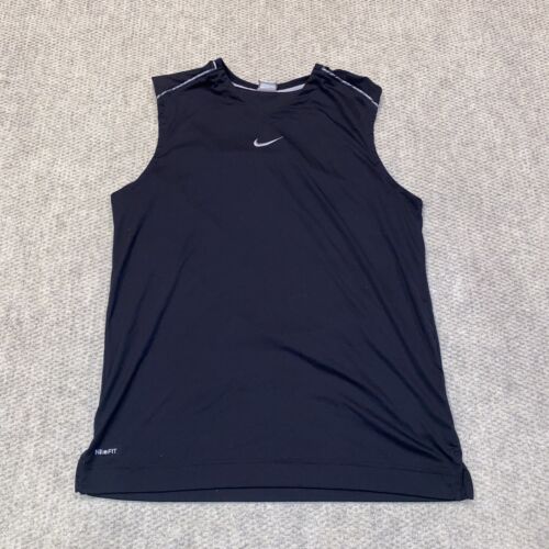Nike Old School Nike-Fit Athletic Tank noir 286090-010 homme taille moyenne (2008) - Photo 1/9