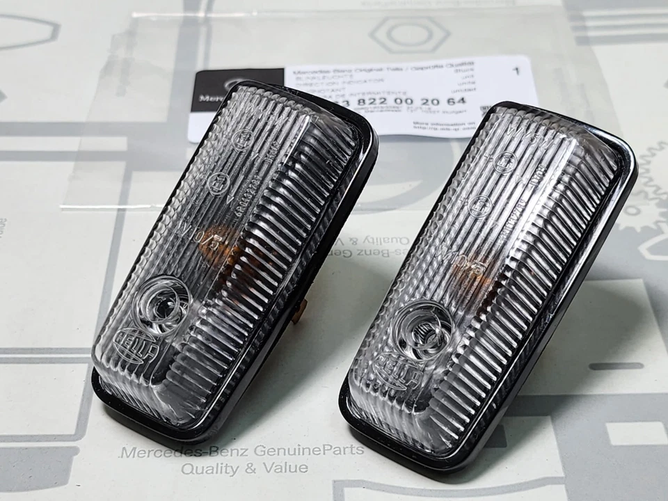 Blinker seitlich Original Mercedes G Klasse Seitenblinker weiß W 460 461 463 Set - Bild 2 von 4