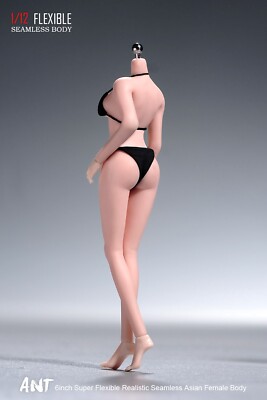 1/12 Flexible Seamless Female Suntan/Pale Mid Bust Action Figure