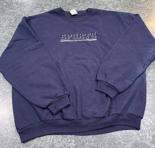 Navy Blue Crewneck Sweatshirt Mens 
