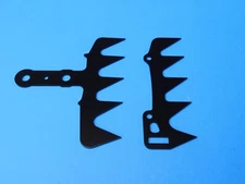 CUSTOM LARGE DOG SPIKE SET FOR YOUR ECHO CS-590 CHAINSAWS - POWDER COATED BLACK