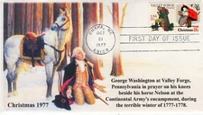 AO-1729-6,1977, George Washington, Omaha NE,  Add-on Cachet, First Day Cover, SC