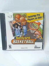 Backyard Basketball PC Computer Dunk Pass Shoot Sports Kids Childrens Team Fun