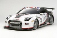 Tamiya Karosserie Nissan GT-R Sumo Power 1/10 Lexan Unlackiert