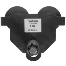 Titan Attachments Push Trolley 1 Ton Capacity Solid Steel Construction
