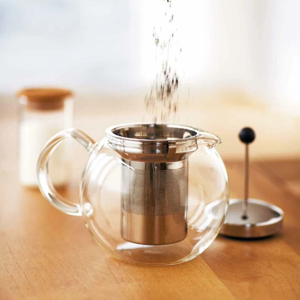 Bodum Assam Glass Tea Press with Stainless Steel Filter 17-Ounce 1807-16 - Image 3 of 4