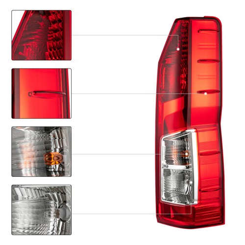 LED Rear Door Trunk Tail Light Brake Lamp Trim For Toyota Hiace 2019-2022 - Foto 5 di 21