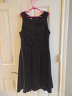 Belle by Badgley Mischka Black Velvet Dress Girl's 16 — photo 2