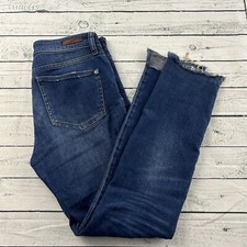 Pilcro and the Letterpress Mid-Rise Skinny Soft Denim Blue Jeans Women's 27