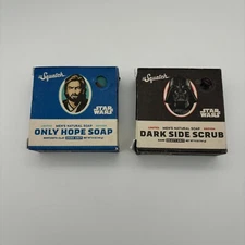 Dr. Squatch Men's Limited Edition STAR WARS Only Hope Dark Side Scrub Soap Bars