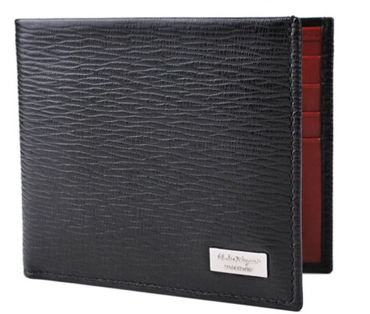 Salvatore Ferragamo 66 9965 0636147 Men s 8CC wallet Black Red Fedex