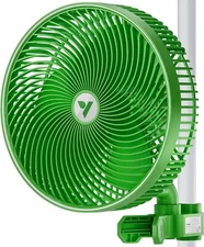 VIVOSUN AeroWave E9 Clip on Fan,EC Motor,Auto Oscillation,Air Circulator ForTent