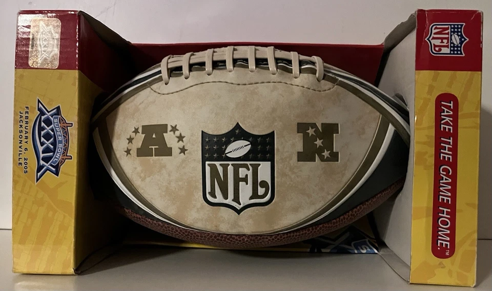NFL Fútbol Super Bowl XXXIX Patriots, Jacksonville 6 de febrero de 2005 Edición Limitada NUEVO Foto 2 de 4