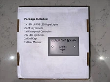 LED Rope Lights Outdoor Waterproof, 120ft RGB Waterproof Outdoor LED Strip Light