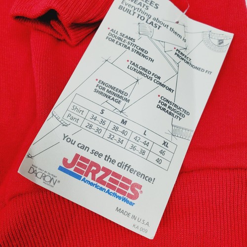NWT! Vintage 1990s "Heritage" Crewneck Sweatshirt Red Small ☆ Extra Soft - Picture 5 of 6