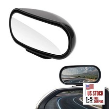 Car Blind Spot Mirror, Side Mirror Blind Spot, 360 Degree Convex Wide Black