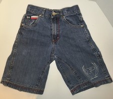 Vtg Phat Farm Embroidered Logo Shorts Boys Youth Sz 6 Y2k Streetwear Carpenter