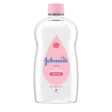 Johnson's Baby Oil Original Scent Pure Mineral Oil 20 Fl Oz