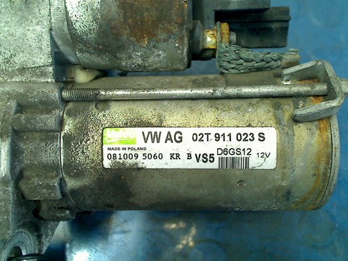 ANLASSER Volkswagen Golf VI (5K1) Hatchback 1.4 16V (CGGA) 2009 02T911023S