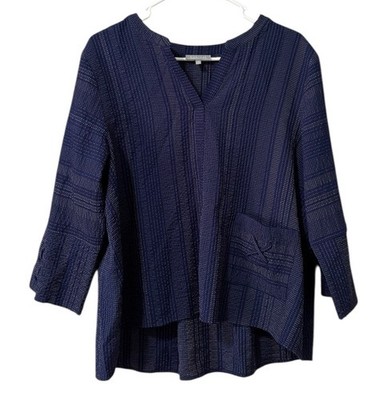 Habitat Clothes To live In Long Sleeve Tunic Top Front Pocket Women Size Medium