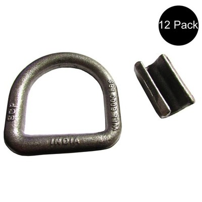 Qty 12: 5/8'' Weld On D-Ring Fits Universal Products Replaces OTK20-0223_x12
