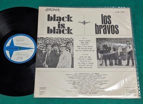 Los Bravos - Black Is Black BRAZIL MONO Lp 1st press 1967 - Image 2 of 3