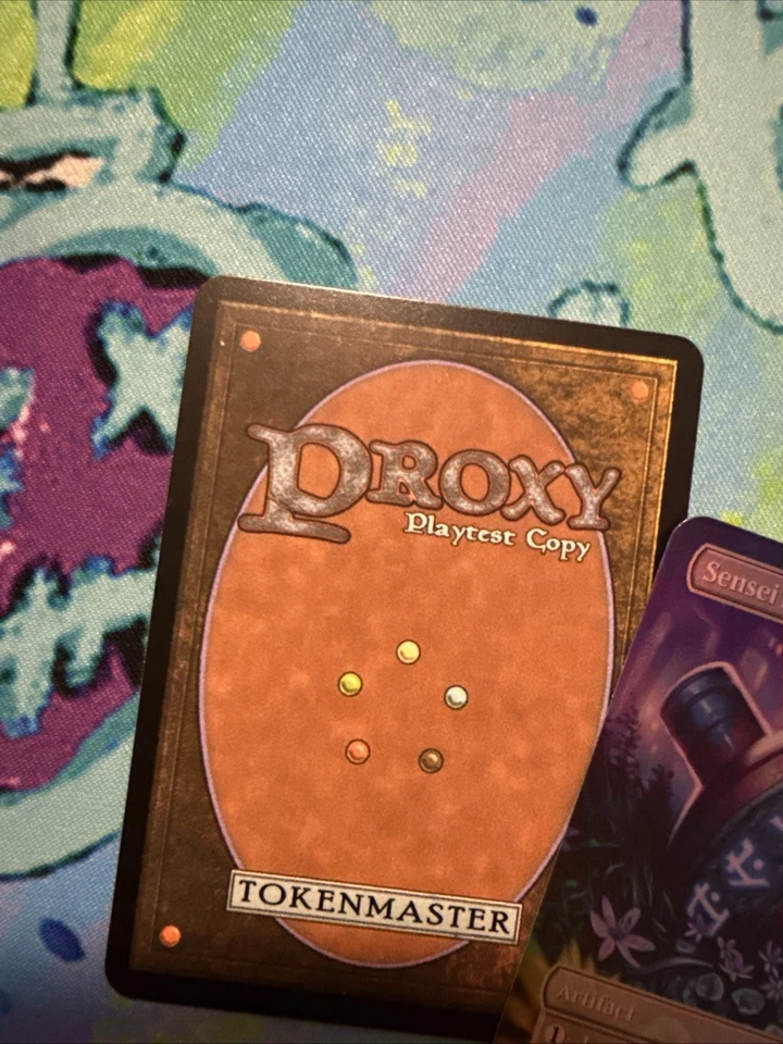 DIY Sensei’s Divining Top Full Art Foil Mtg Play Test Card - Image 3 of 3