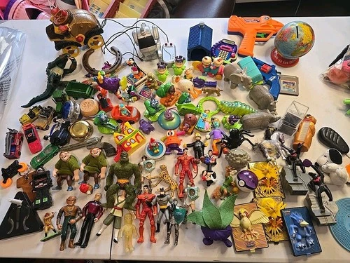 Vtg. Lot of 50 + Toys Star Trek Pokémon Disney Nickelodeon Nintendo Batman