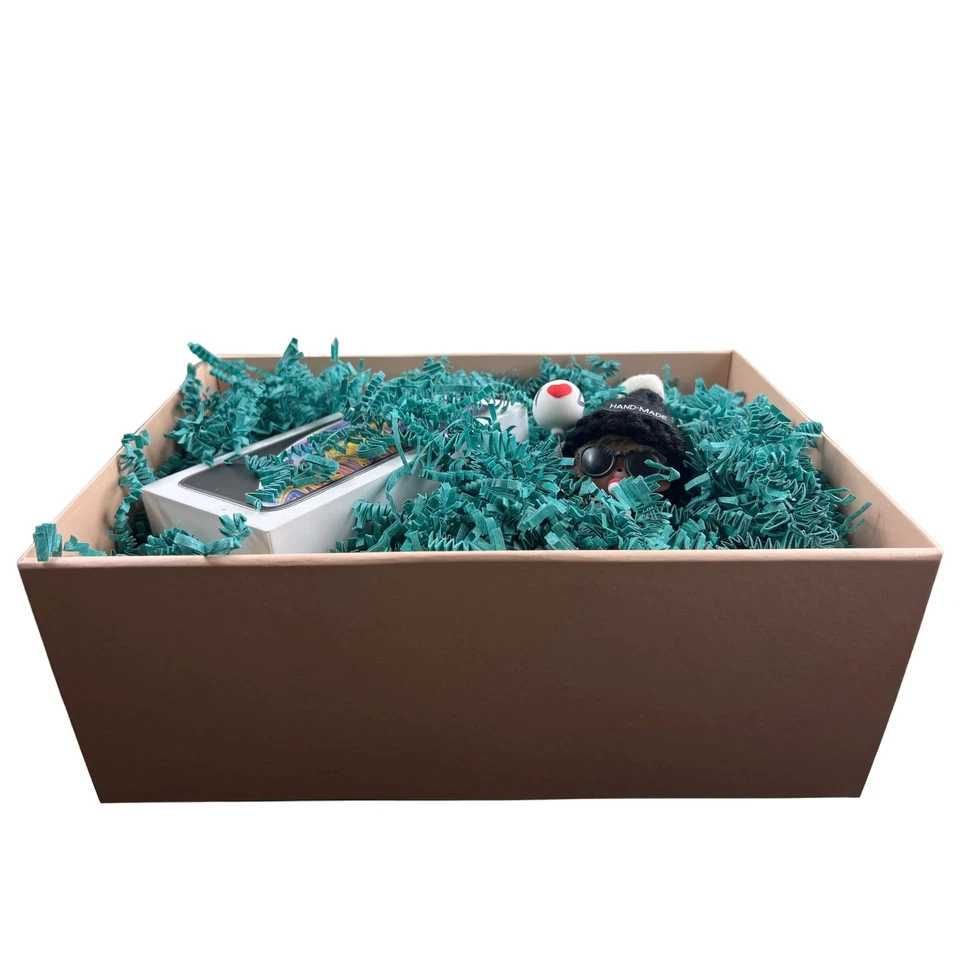 Crinkle Paper Shreds - 2LBS Teal Gift Filler for Gift Wrapping, Baskets, Boxe... - Image 4 of 4